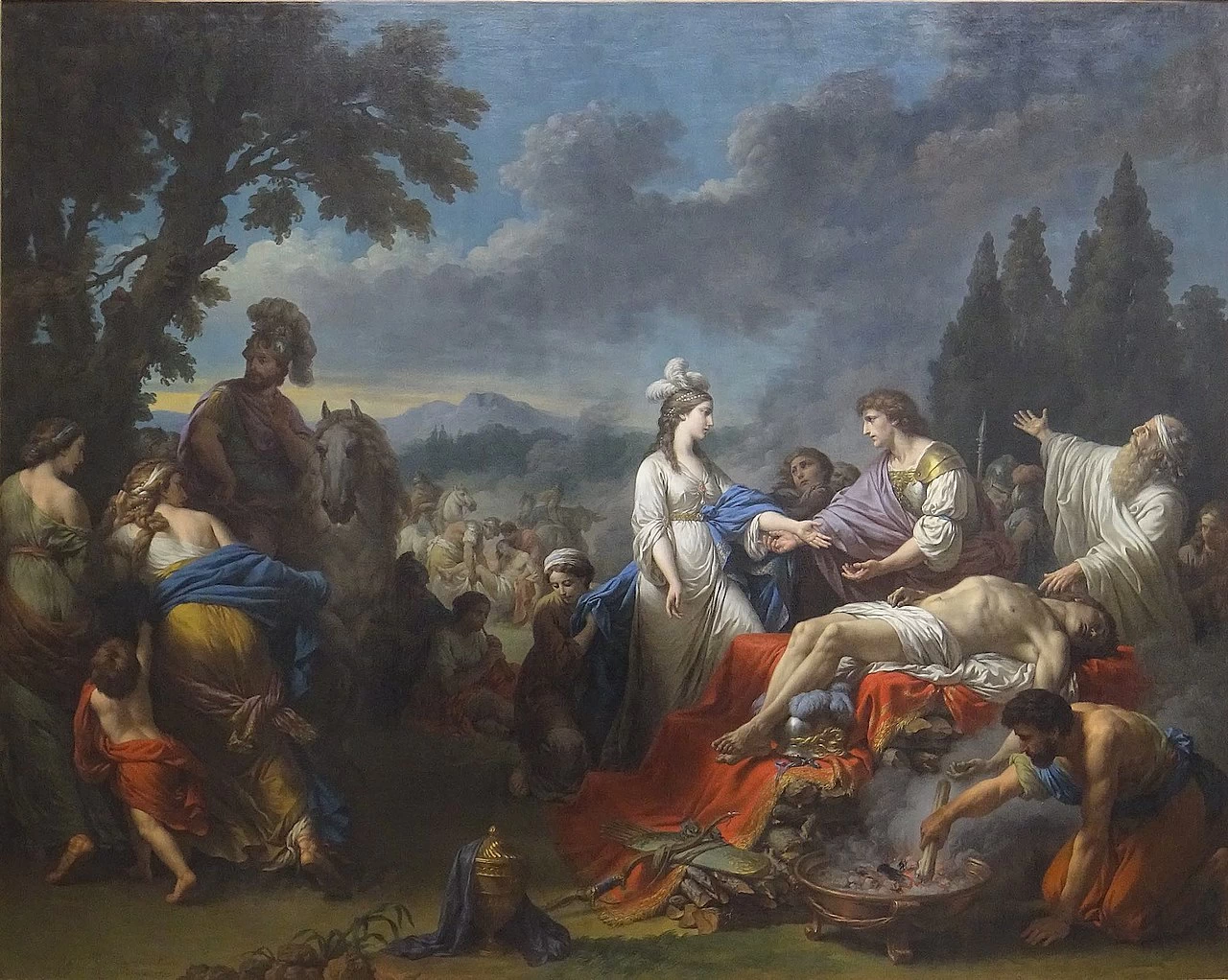 Le due vedove di un capo indiano - Musée des Beaux, Arts, Dijon